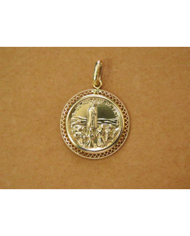 Medalha Redonda Trabalhada - Coroa