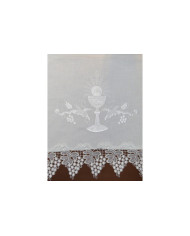 Toalha de Altar Cálice Branca