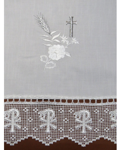 Toalha de Altar Corpo de Aparição - Prata
