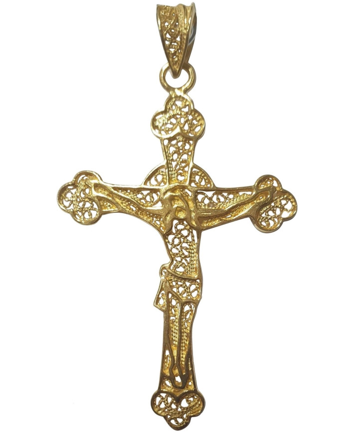 Cruz de Prata efeito encadeado