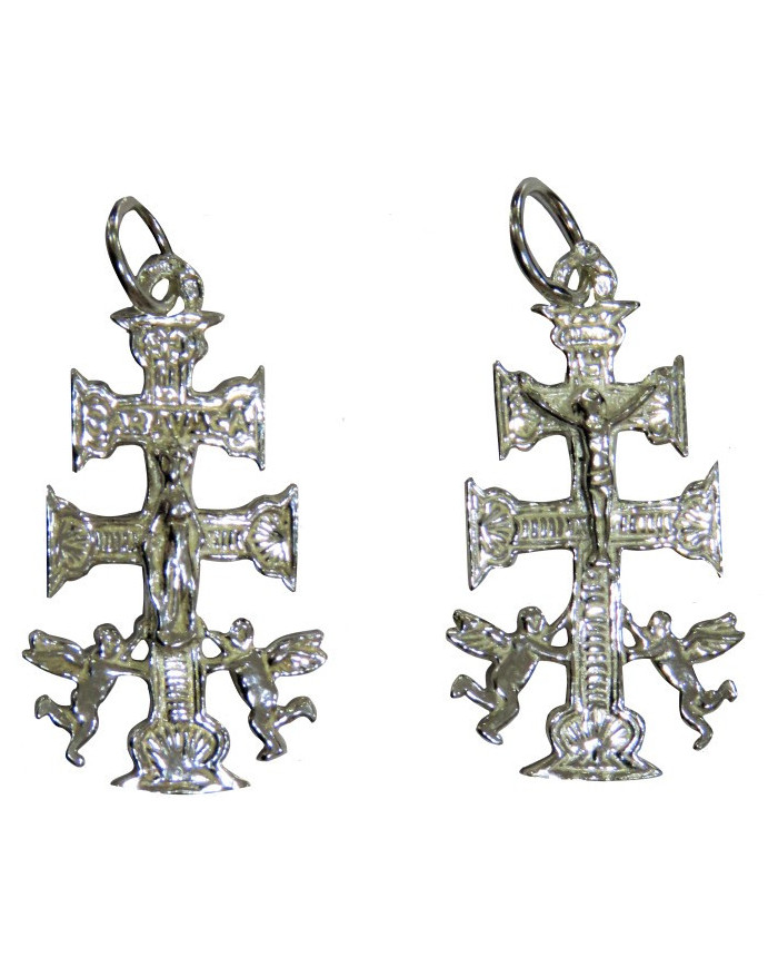 Cruz de Prata efeito encadeado