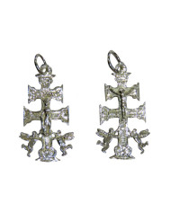 Cruz de Prata efeito encadeado