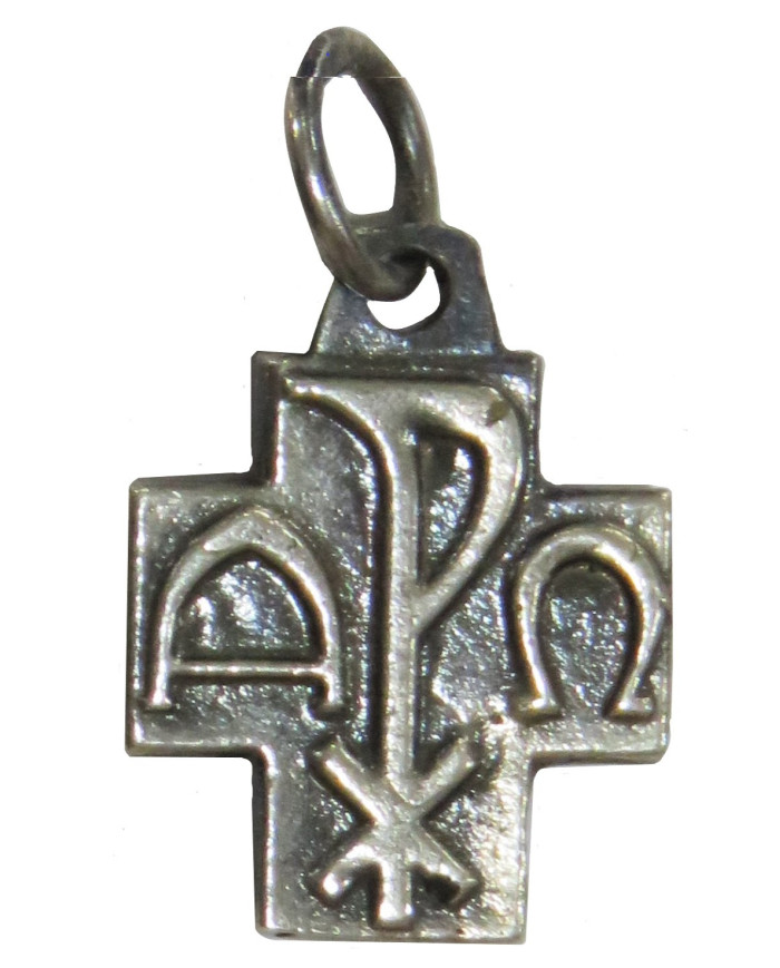 Cruz de Prata efeito encadeado