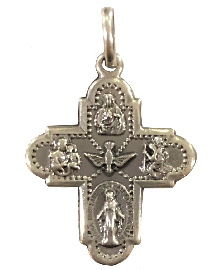 Cruz de Prata efeito encadeado