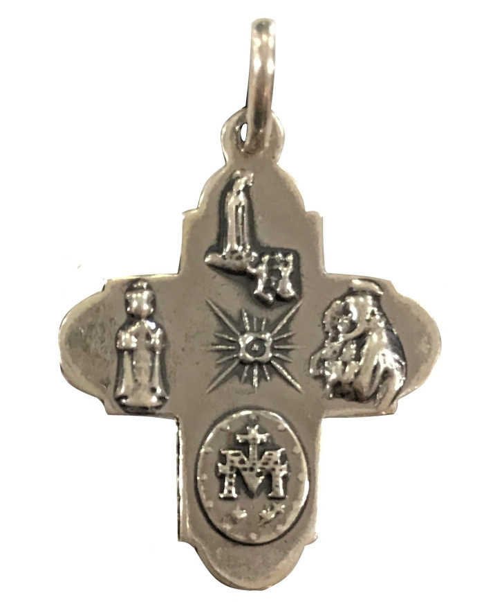 Cruz de Prata efeito encadeado