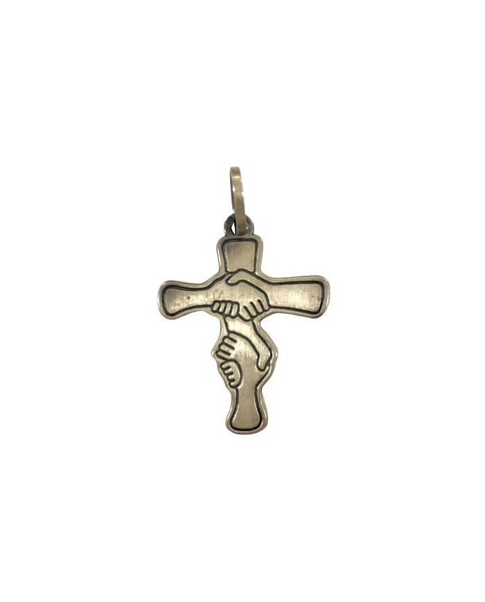 Cruz de Prata efeito encadeado