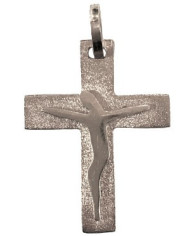 Cruz Prata Estilizada