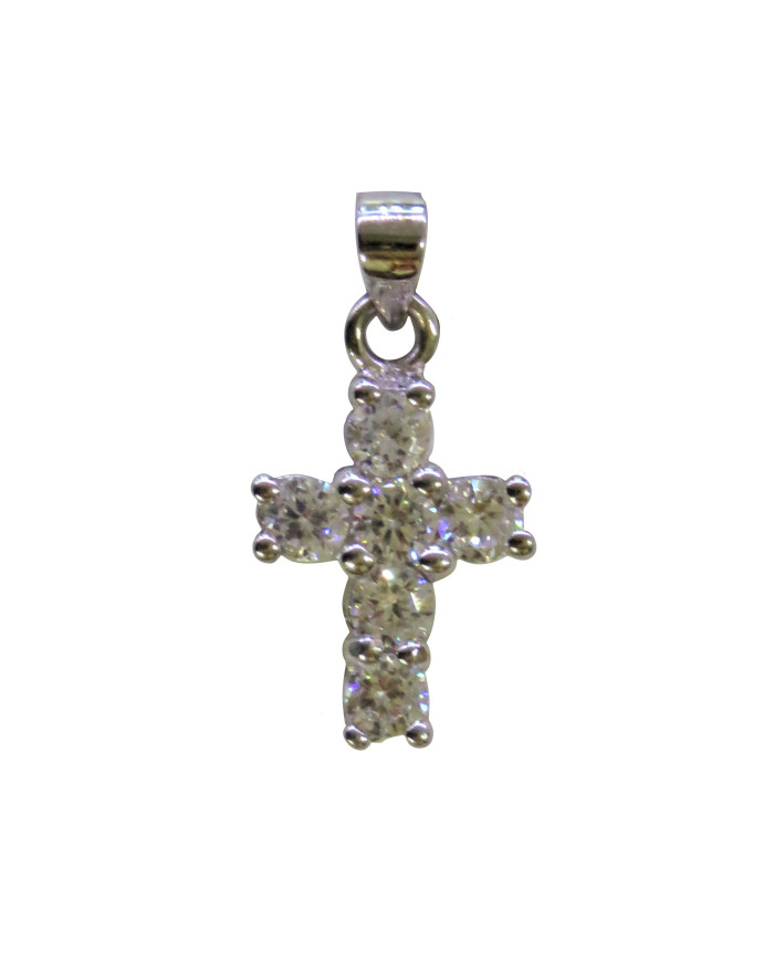 Cruz de Prata efeito encadeado