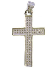 Cruz de Prata efeito encadeado