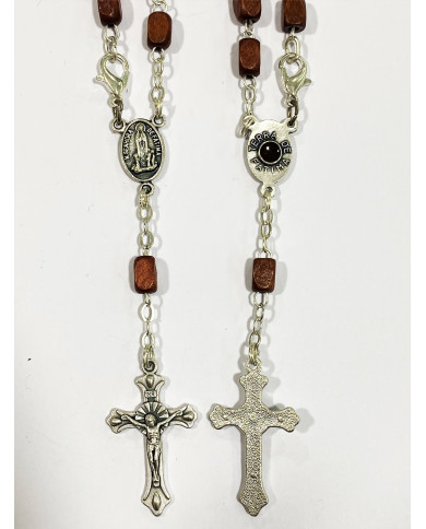 Dezena Contas Quadradas Escura