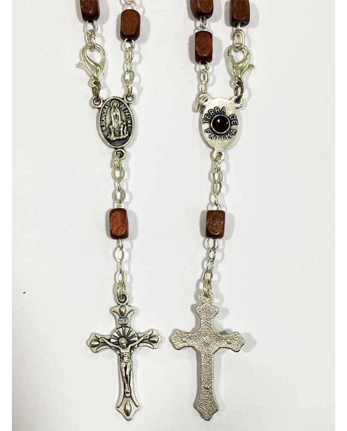 Dezena Contas Quadradas Escura