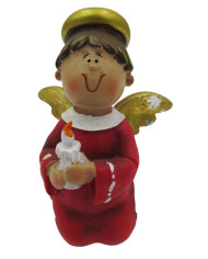 Anjo c/ vela - Resina