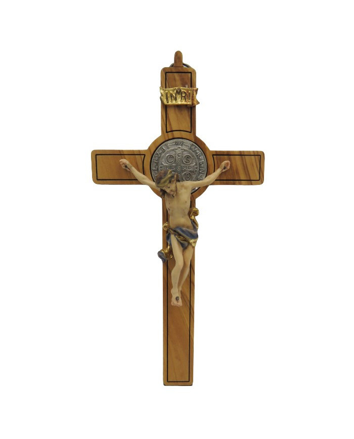 Crucifixo de pendurar - Madeira Crucifixo de pendurar - Madeira