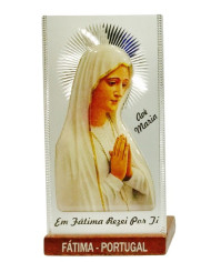 Placa de alumínio c/ Fátima