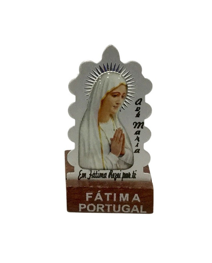 Placa de alumínio c/ Fátima