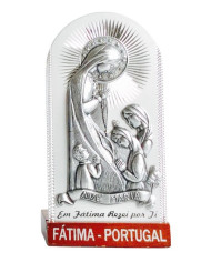 Placa de alumínio c/ Fátima