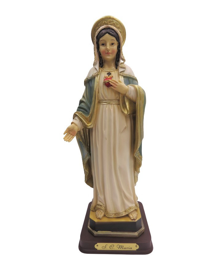 Sagrado Coração de Maria -Resina