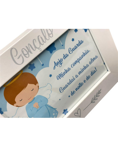 Quadro - Anjo da Guarda (Azul)