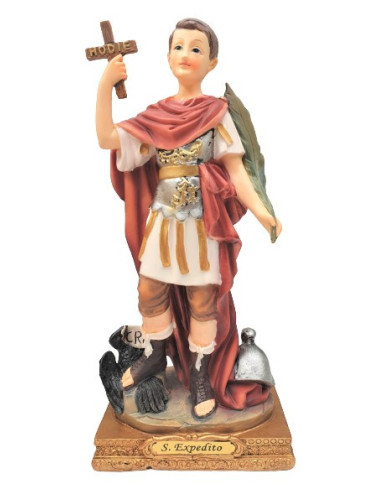 Santo Expedito - Resina/Dourado