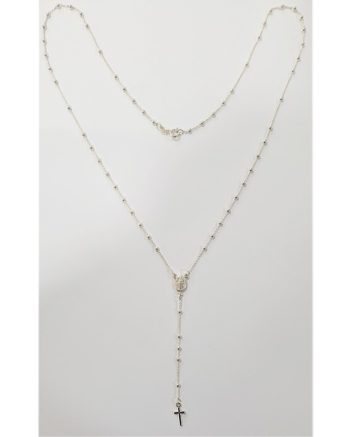 Terço de prata - n.º 1