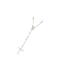 Terço de prata e ónix - n.º2