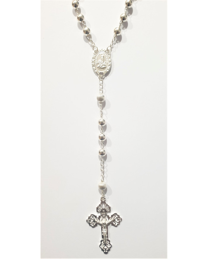 Terço de prata - n.º 16