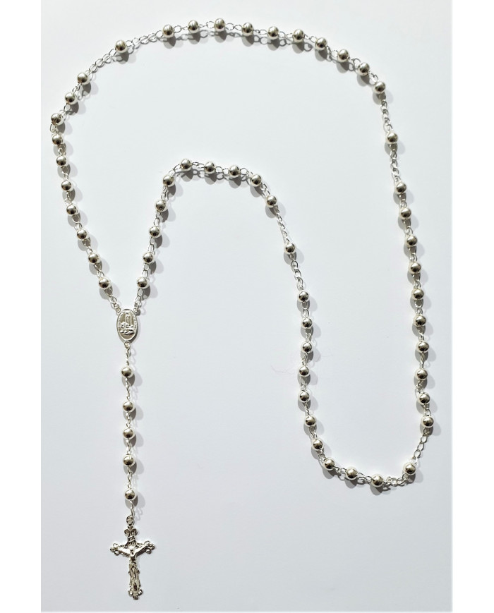 Terço de prata - n.º 18