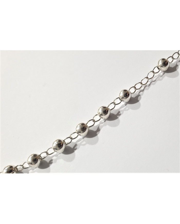 Terço de prata - n.º 18