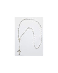 Terço Cristal - Prata 925