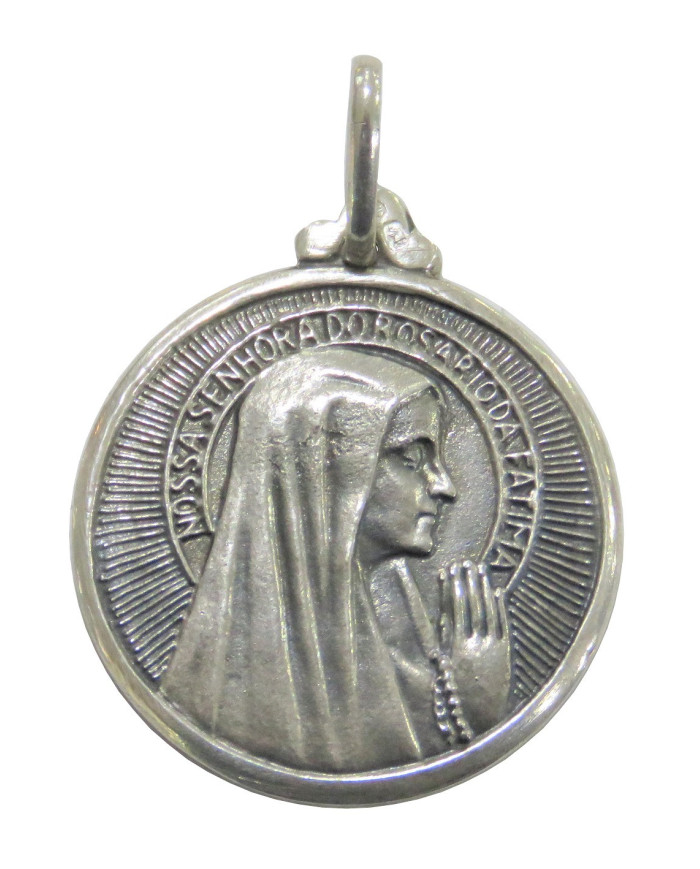 Medalha com Terra de Fátima