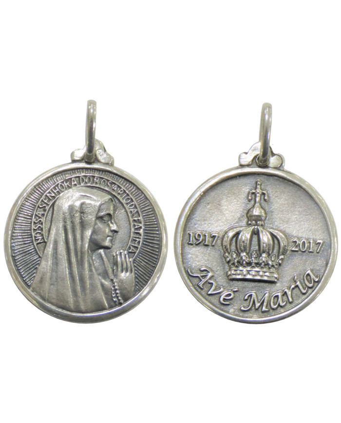 Medalha com Terra de Fátima