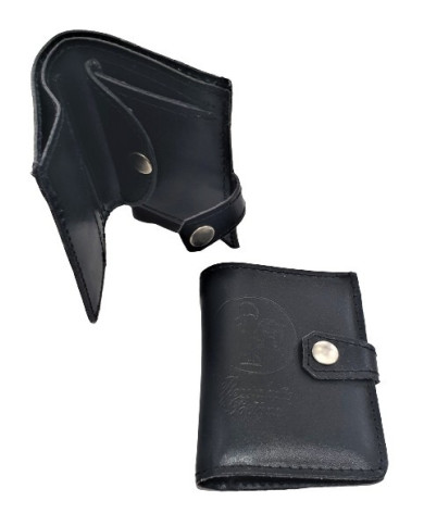 Carteira em Pele com mola