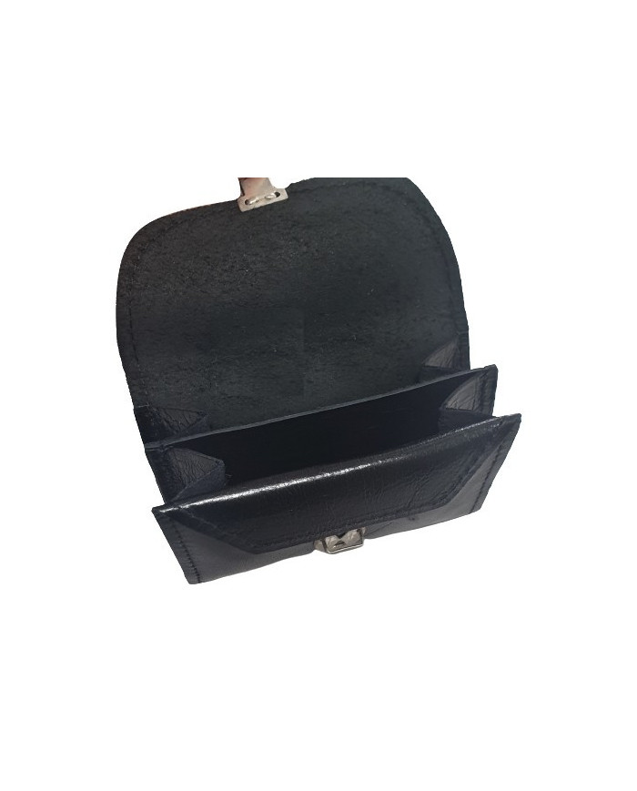 Carteira em Pele com mola