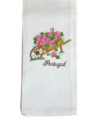 Pano de Cozinha - Carrinho de Flores