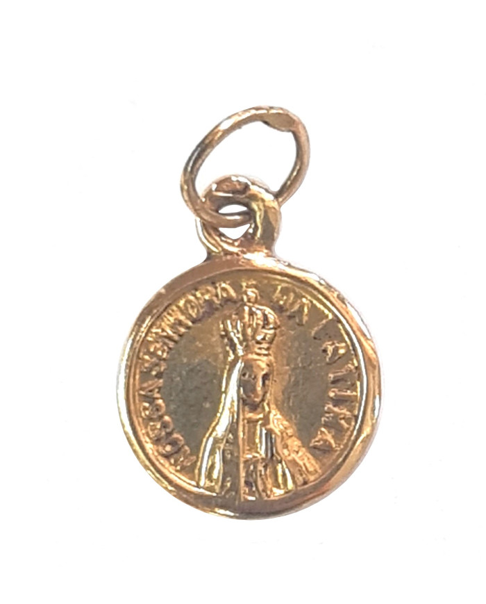 Medalha mini N.Sra. Coroada - Ouro Medalha mini N.Sra. Coroada - Ouro