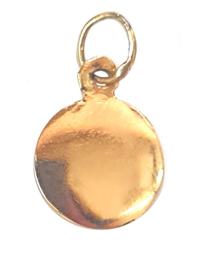 Medalha mini N.Sra. Coroada - Ouro Medalha mini N.Sra. Coroada - Ouro