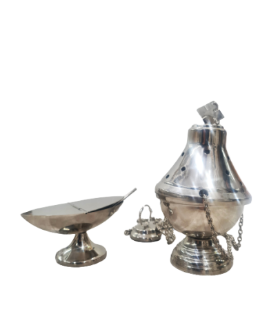 Conjunto Turíbulo + Naveta- Simples