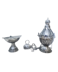 Conjunto Turíbulo + Naveta- Simples