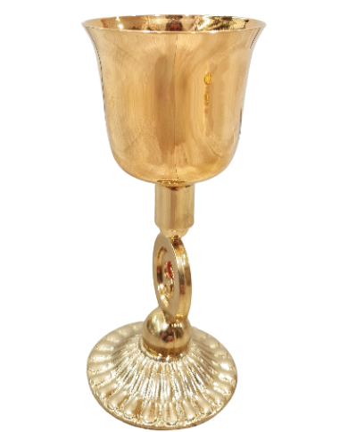 Cálice Dourado c/ Cordeiro