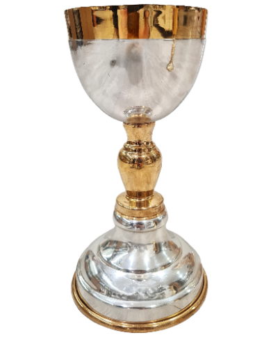 Cálice Dourado e Prateado