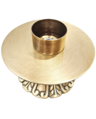 Castiçal dourado grande