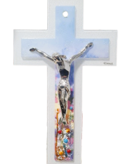 Cruz de Vidro - Dourada