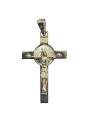 Cruz Ouro Com Cristo