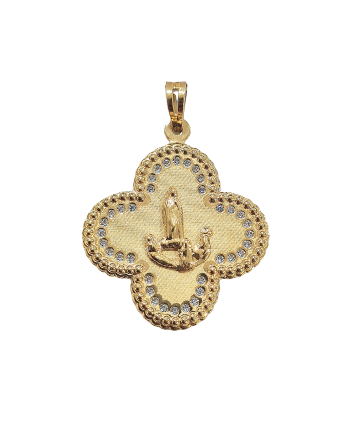 Medalha em forma de Flor - Fátima Medalha em forma de Flor - Fátima