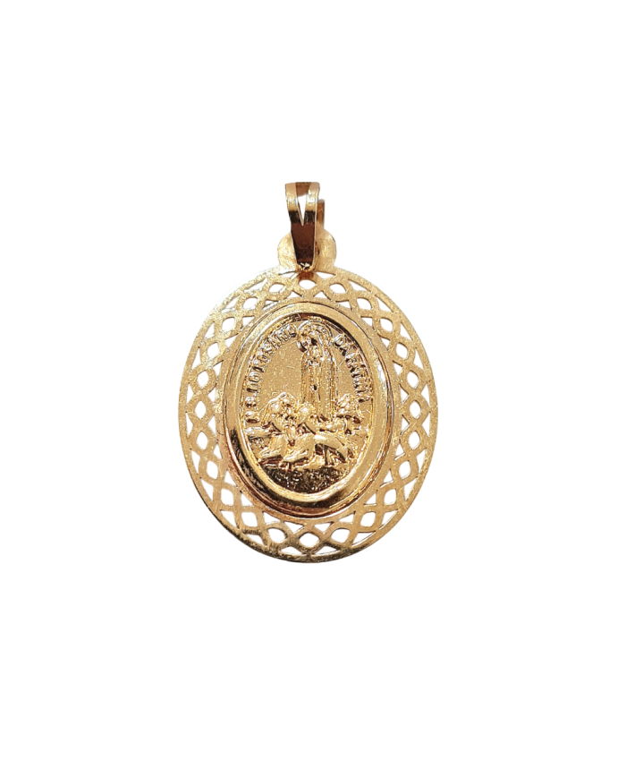 Medalha Oval Trabalhada Medalha Oval Trabalhada