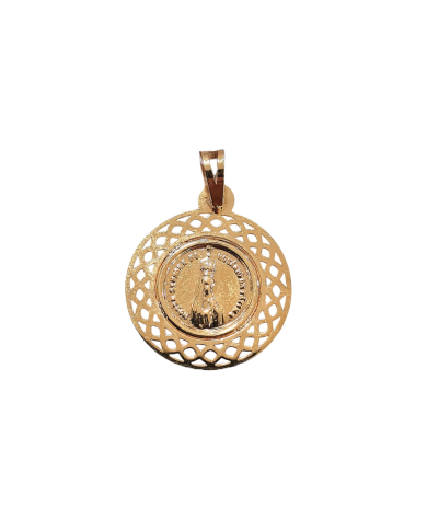 Medalha Redonda Trabalhada - Coroa Medalha Redonda Trabalhada - Coroa