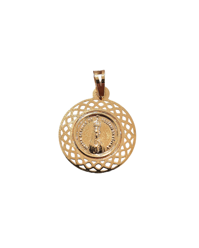 Medalha Redonda Trabalhada - Coroa Medalha Redonda Trabalhada - Coroa