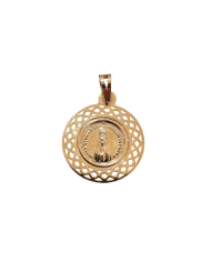 Medalha Redonda Trabalhada - Coroa Medalha Redonda Trabalhada - Coroa
