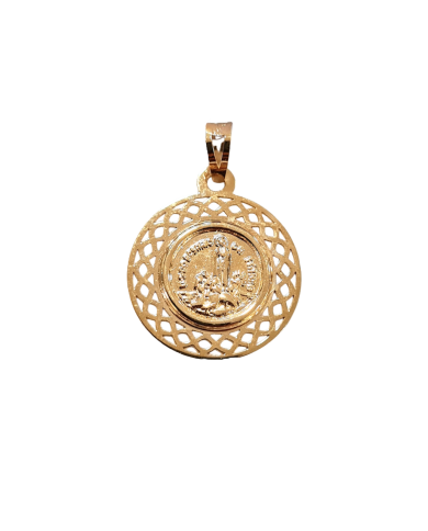 Medalha Redonda Trabalhada - Coroa Medalha Redonda Trabalhada - Coroa