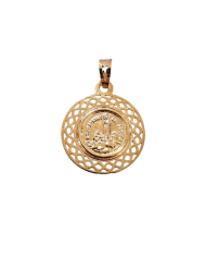 Medalha Redonda Trabalhada - Coroa Medalha Redonda Trabalhada - Coroa